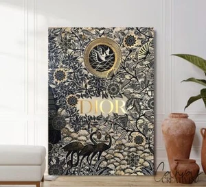 Designer Fashion Dior Wandbild Dekor Leinwand Bild - gerahmter Druck - Poster Papier - Bild 1 von 24