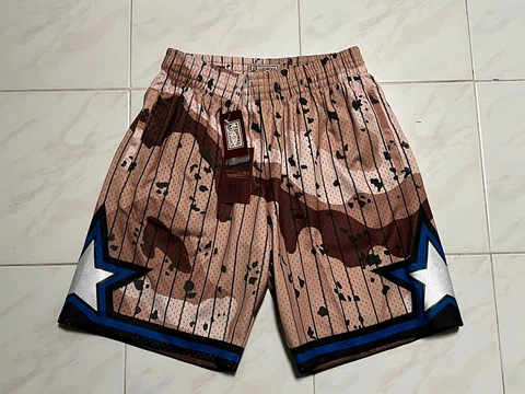 Mitchell & Ness NBA Orlando Magic 1993 Swingman Camo Reflective shorts Men M Cover