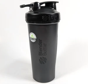 Blender Bottle Classic 28 oz Shaker Bottle Black Genuine BPA Free NEW - Picture 1 of 4