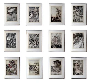 1907 Alice's Adventures in Wonderland Lewis Carroll Arthur Rackham 1st First Edn - Picture 1 of 24