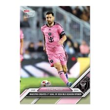 LIONEL MESSI - 2024 MLS TOPPS NOW - Inter Miami 1st Goal of the Season #1 