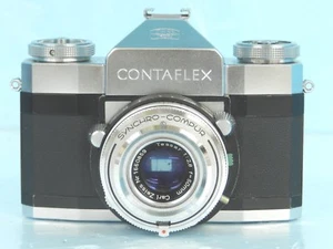 Vtg~ZEISS ICON CONTRAFLEX SYNCHRO-COMPUR 35mm Camera Carl Zeiss Tessar 50mmF1:28 - Picture 1 of 9