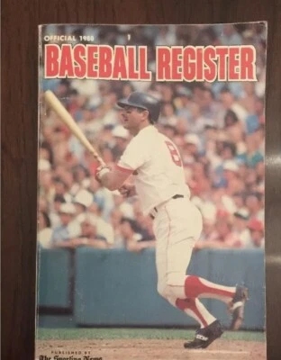 VTG. 1980 Sporting News Baseball Register Carl Yastrzemski Boston Red Sox Cover Foto 1 de 4
