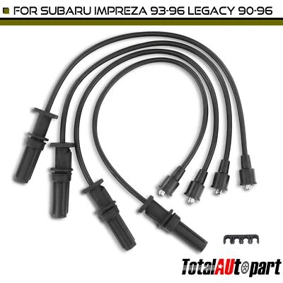 4 件火花塞线套装适用于斯巴鲁 Impreza 1993 1994 1996 1996 Legacy 1990 - 1996 — 第 1/4 张图片