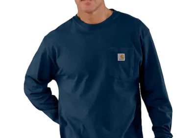 Camiseta Carhartt K126 holgada de peso pesado manga larga con bolsillo (S-2XL) Foto 1 de 4