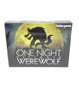 One Night Ultimate Juego Hombre Lobo NUEVO Juegos Bezier Casualmente Competitivo Precintado - Imagen 1 de 2