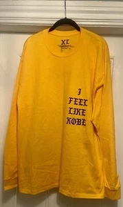 Authentisches Kanye West I Feel Like Kobe Pablo Mamba Day T-Shirt Langarm XL - Bild 1 von 4