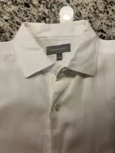 Neiman Marcus Linen Shirt NWOT Large $195 - Picture 1 of 6