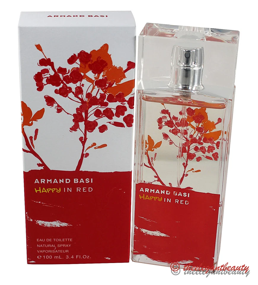 Armand Basi Happy In Red 3.3/3.4 OZ eau de parfum spray para mujer - Nuevo en caja Foto 1 de 1