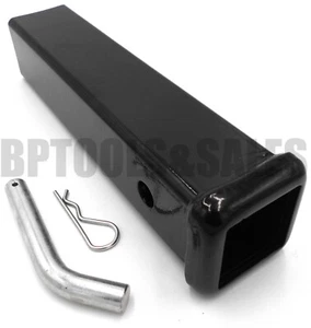 12" Ball Mount Receiver Weld on Tube Hitch Ball Mount Receiver Long Fits 2" x 2" - Picture 1 of 2