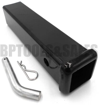 12" Ball Mount Receiver Weld on Tube Hitch Ball Mount Receiver Long Fits 2" x 2" - Image 1 of 2