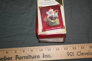Hallmark Keepsake 2005 Santa's Magic Sack Ornament w/light clip - Picture 1 of 4
