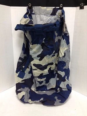 Pottery Barn Adolescente Metro Camuflaje Dormitorio Baño Ropa Bolsa de Lavandería Cesta Azul Foto 1 de 4