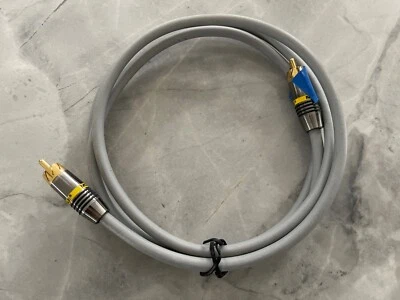 Monster Cable M1000V Single 5' RCA Composite Video Silver - Free Shipping! - Image 1 of 2