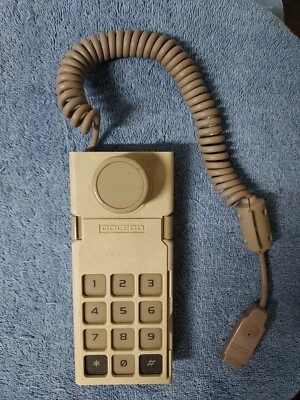 VINTAGE COLECO JOYSTICK NUMBERPAD CONTROLLERS (2) - Image 1 of 4