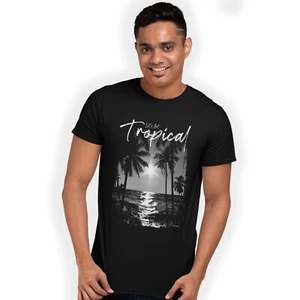 T-Shirt Let's Get Tropical Beach Sommer Geschenk Größe S - 3XL - Bild 1 von 3