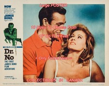DR. NO 1962 First James Bond 007 CONNERY & ANDRESS = POSTER 10 Sizes 18" - 5 FT