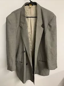 Vintage Cotler Blazer Mens 42 Jacket Sport Coat Hounds Tooth Business Casual - Picture 1 of 24