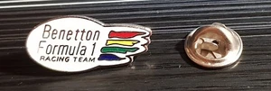 Formula 1 Pin F1 Benetton Formula 1 Racing Team - Dimensions 25x12mm - Picture 1 of 1