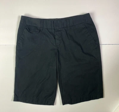 Pantalones cortos chinos para caminar Merona negros 100 % algodón talla 6 Foto 1 de 3