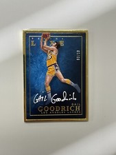 2015-16 Luxe Gail Goodrich WHITE INK ON CARD GOLD Framed Auto 3/10 Lakers