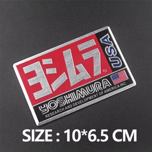 Motorcycle Sticker Aluminium Plate Sticker Decal Yoshimura - Picture 1 of 5