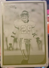ALAN ZEMAITIS 2006 Topps Bowman Yellow PRINTING PLATE SP #1/1 of 1 Buccaneers RC