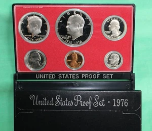 1976 S US Mint Annual 6 Coin Proof Set Bicentennial Year Original Box - Picture 1 of 5