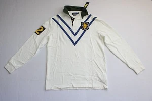 Polo Ralph Lauren Men's Patch Rugby Classic Fit Rugby Jersey in Size Small White - Picture 1 of 2