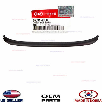 Parachoques delantero genuino deflector inferior barbilla labio ⭐OEM⭐ Kia Optima Hybrid 2014-2016 Foto 1 de 3