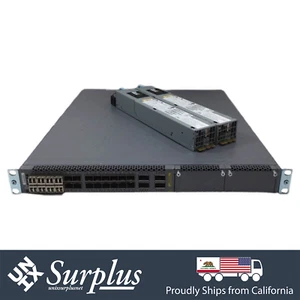 24 Port 10GB SFP+ Juniper EX4600-40F-AFI B2F Switch Dual PSU | 4x 40GbE QSFP+ - Picture 1 of 7