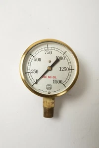 USG Gauge 1500 lb (P2L-2) USG Welding Regulator High Pressure Gage - Picture 1 of 5