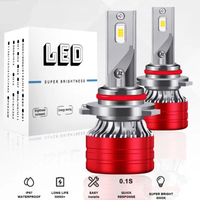 Kit de faros LED para Saturn Relay 2005-2007 6000K blanco brillante bombillas de haz alto Foto 1 de 4