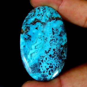 69.60Cts.100% Natural Designer Azurite Shattuckite Oval Cab 30x48x5mm Top Gems - Picture 1 of 5