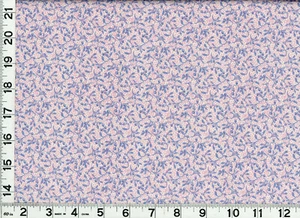 Small Lt Purple Flower Buds Vines Dotted Red Quilting Sewing Fabric by Yard #a8 - Picture 1 of 1