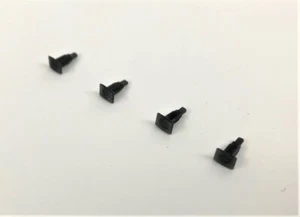 9124DM HO Respingenti tipo Roco x carri e carrozze rettangolari 4 pz. scala 1:87 - Photo 1/2