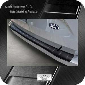 Ladekantenschutz Edelstahl schwarz matt Ford Transit/Tourneo Custom II 09.2023- - Bild 1 von 9