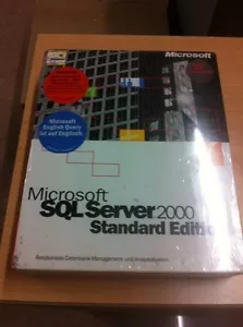 MS SQL Server 2000 Standard inkl. 5 Clients Deutsch mit MWST-Rechnung - Bild 1 von 2