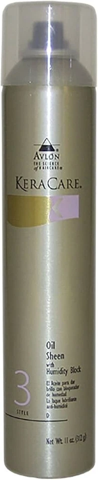 Avlon KERACARE Oil Sheen With Humidity Block Style 3 Hair Spray 11oz 312g NeW - Image 1 of 1