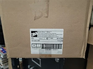1 CASE OF (25) 3M SCOTCH BRITE # 60353 7" LIGHT GRINDING & BLENDING ROLOC DISCS - Picture 1 of 4