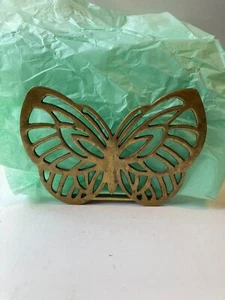 Vintage Brass Butterfly Napkin Holder from Crowning Touch - Picture 1 of 6