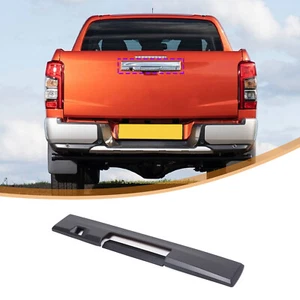 Black Tailgate Handle Cover Camera Hole For Mitsubishi Triton L200 Mr 2019-2023 - Picture 1 of 10