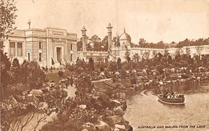 EXPOSICIONES DE POSTALES FRANCO BRITÁNICO Pabellón de Australia y Malasia - Imagen 1 de 1
