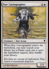 Magic the Gathering MTG Kor Cartographer (18) Zendikar   LP