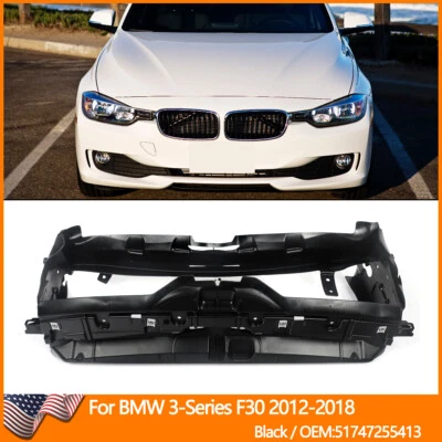 For 12-18 BMW 3-Series F30 Air Duct Behind Kidney Grille to Radiator 51747255413 Foto 1 de 4