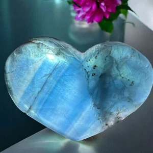 Blue Green Fluorite Crystal Heart (6) - Photo 1 sur 12