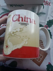 Starbucks NEW Dragon China Panda Global Icon City Mug 16oz MIC Authentic Rare - Picture 1 of 5