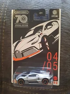 Matchbox 2023 - 70 Years Special Edition Silver - 2018 BUGATTI DIVO 04/05 - Picture 1 of 3
