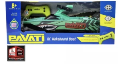 Hyper escala 1:18 RC Pavati Wakeboard con control remoto pequeña caja de rasgado Foto 1 de 4