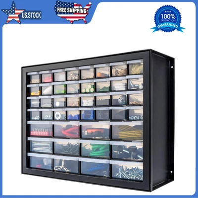 Органайзер винтовой выдвижной ящик IRIS USA 44, пластиковое хранилище для оборудования, гаек, болтов - Изображение 1 из 4